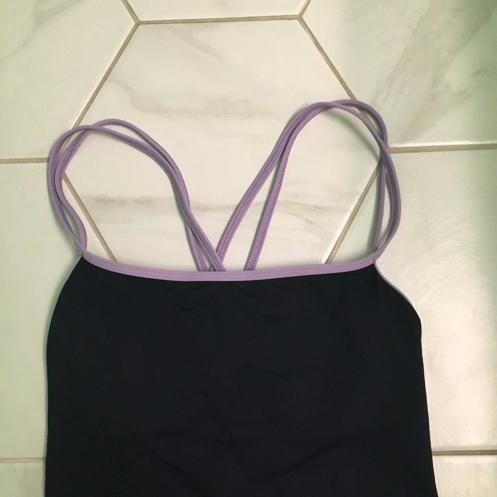 Nautica Strappy Black One Piece Swimsuit - Picture 2 of 7